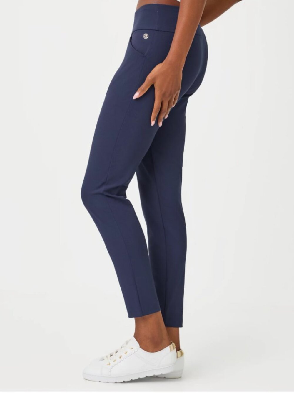 Lilly Pulitzer UPF 50+ Luxletic Corso Pant 28" Navy Blue Size 4